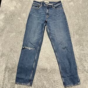 Abercrombie & Fitch Jeans Womens 28 /6 (30x28.5) Mom High Rise Curve Love Ankle